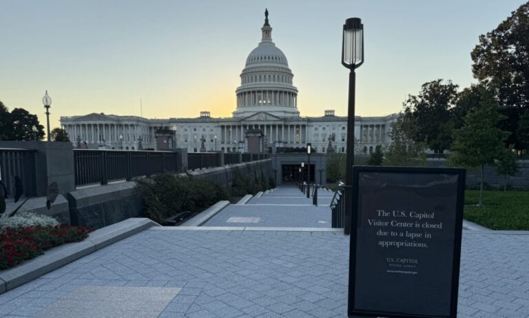 Shutdown day eight: Congress standoff unchanged as first missed federal payday nears